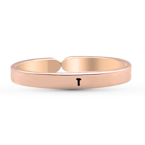 Camilla Limón - Wholesale Band/Stacked Ring - Initial Adjustable, Personalized, Engraved Stacking Ring60