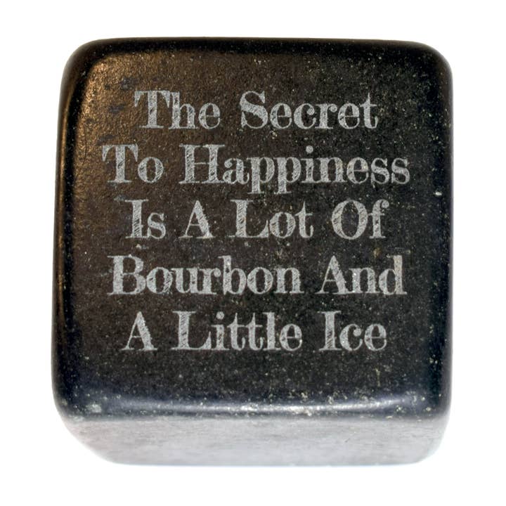 Secret to Happiness is a Lot of Bourbon and a Little Bourbon for wholesale by Layne Wilson