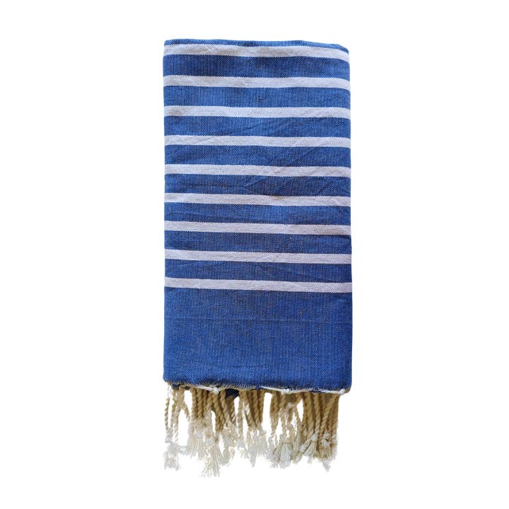 Foutas de Tunisie By Le Comptoir Paris - Wholesale Beach Towel - Beach towel / fouta decor ST MALO 1m x 2m - 100% cotton