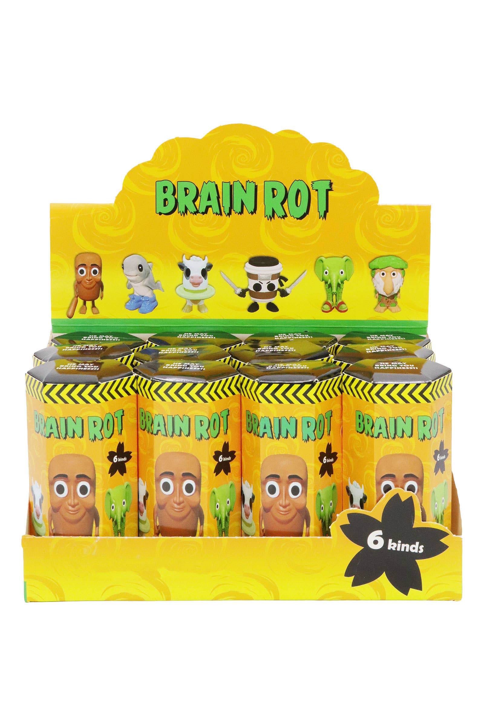 ASSORTED Brain Rot Figurine Mystery Blind Box - 12 Pcs for wholesale on Faire2