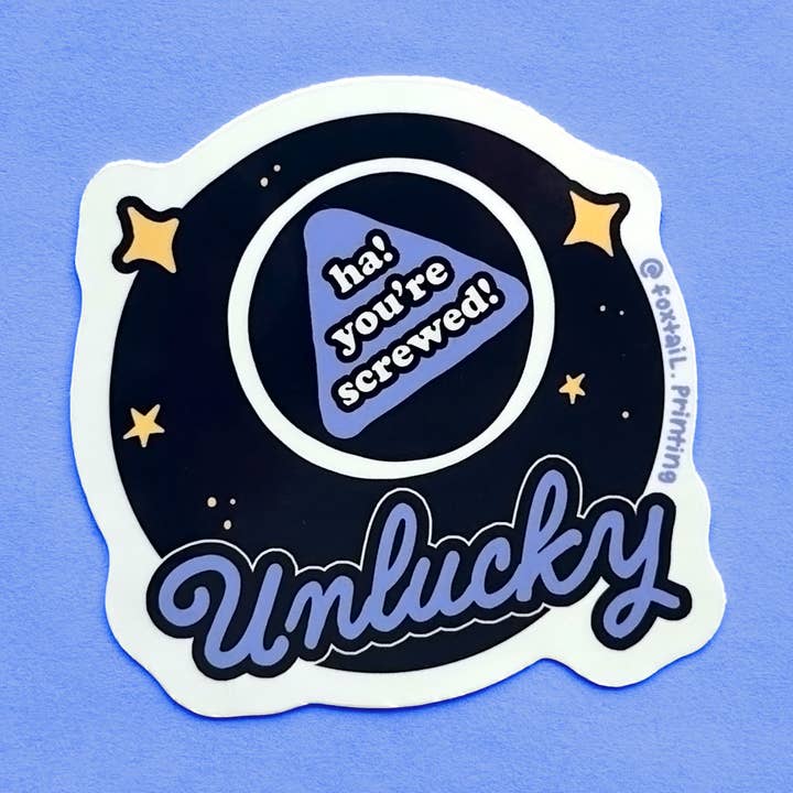 Ongelukkig voor wholesale door Fox Tail Design and Printing