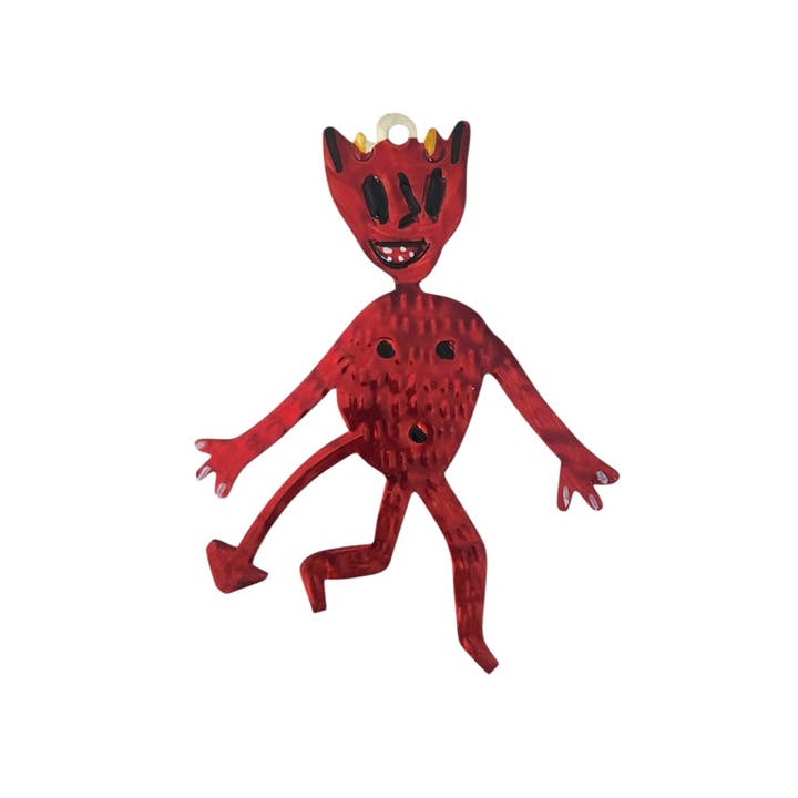 Sedona Spirit - Wholesale Ornament - Tin Dancing Devil Ornament