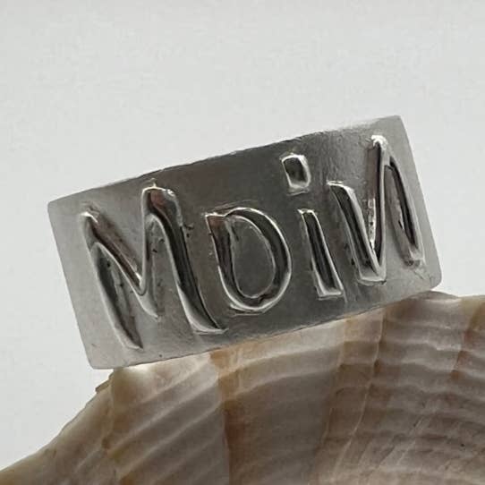 Anello in argento 925, Moin Matt per la vendita all'ingrosso da parte di LIVINCI