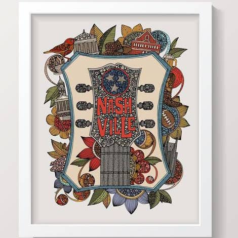 Nashville affisch för wholesale av Valentina Harper