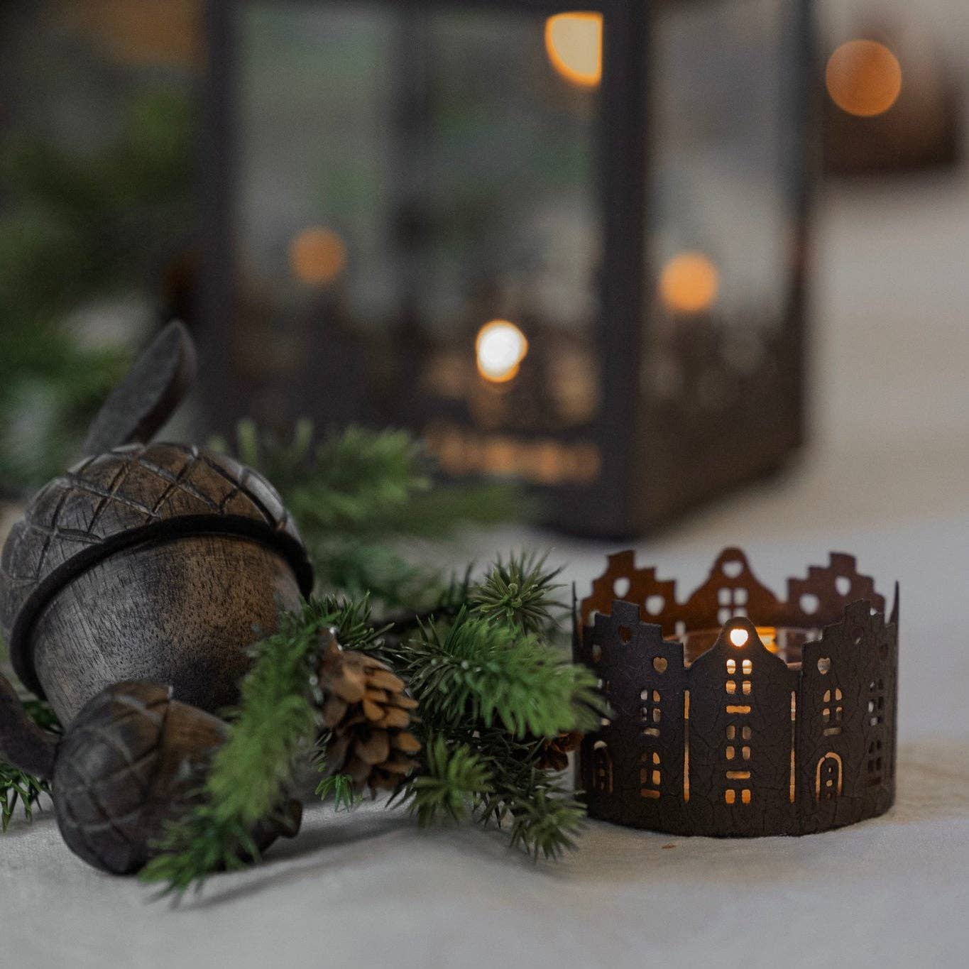 Sögne Home – wholesale Candle holder – sögne candle holder metal Christmas City small1