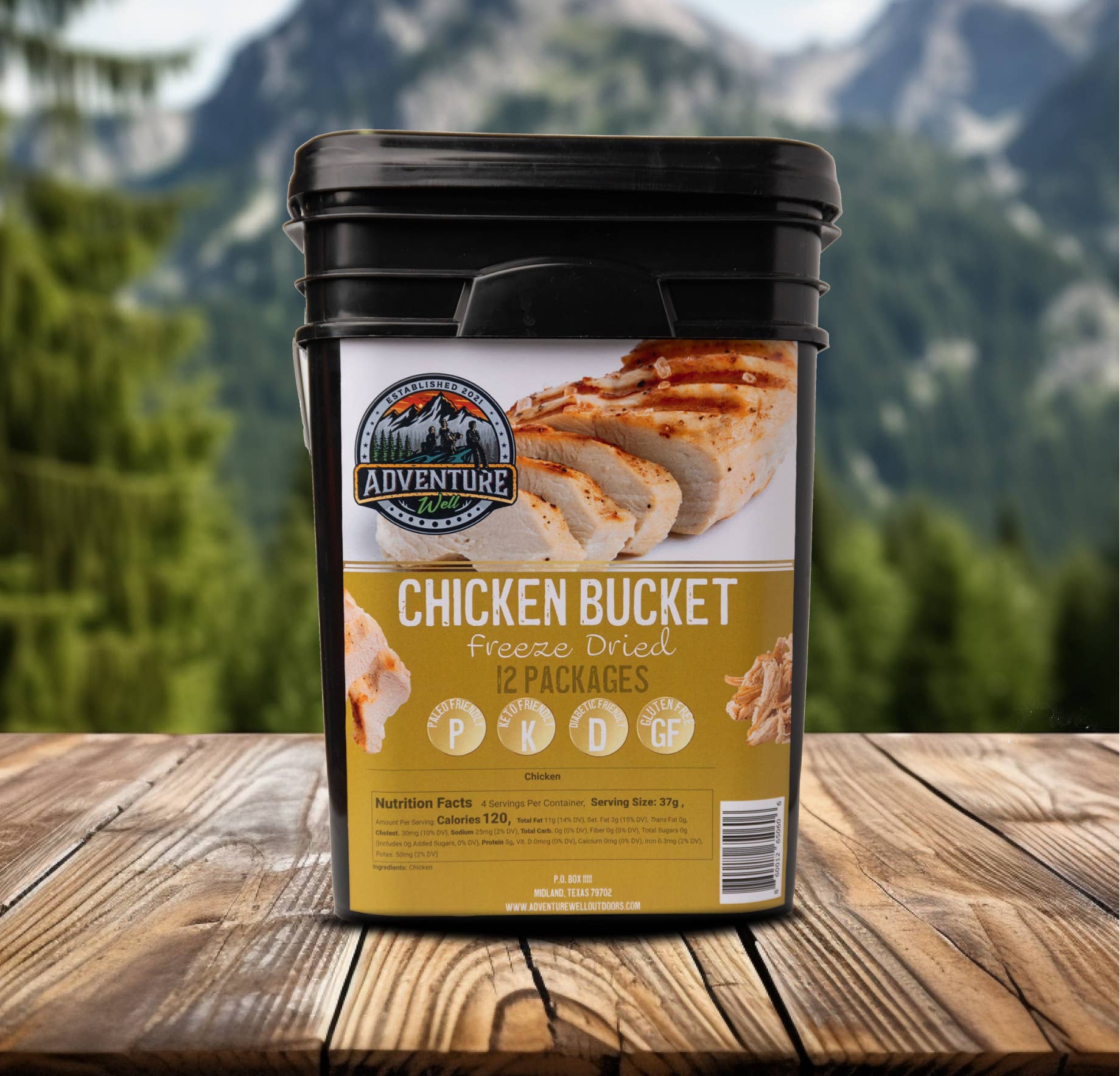 Adventure Well Outdoors - Wholesale Shelf-stable prepared meal - Chicken Bucket