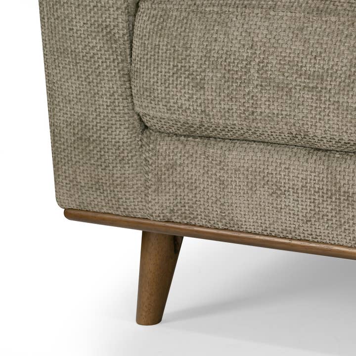 Glamour Home - Wholesale Sofa - Bishop Brown Corduroy Twill Fabric Sofa with Wood Legs6