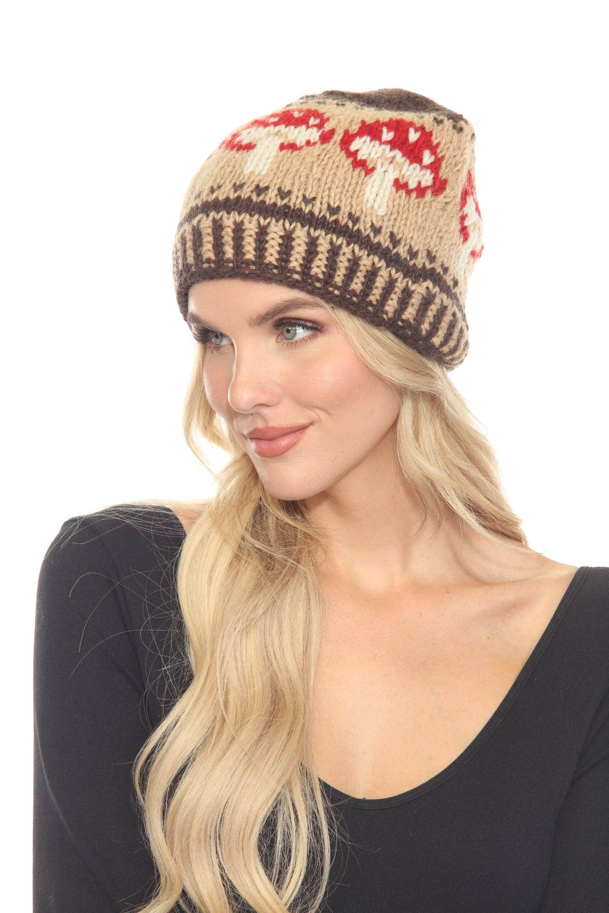 Lakhays Collection Inc. – Gorro - Unissexo por atacado – Gorro Silvestre Cogumelo Slouchy2
