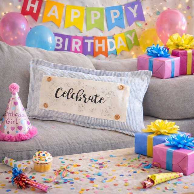 PillowPanels - Wholesale Lumbar Pillow - PILLOW ONLY (with insert) Gray/White Stripes TICKING PILLOW7