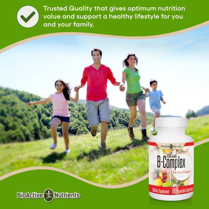 BioActive Nutrients - Wholesale Oral Supplement/Vitamin - Vitamin B Complex 100 Caps by BioActive Nutrients5