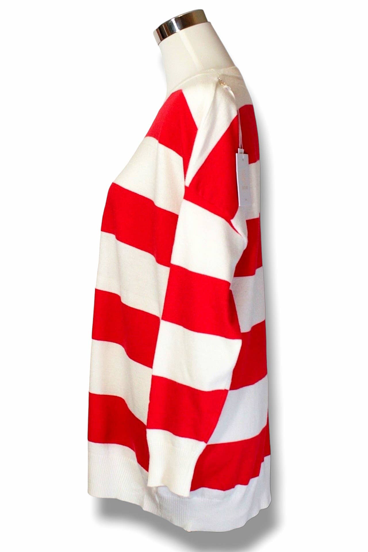 NINEF - Wholesale Tunic Sweater - Women's - Stripe Harmony Sweater - Sophisticated Fit1