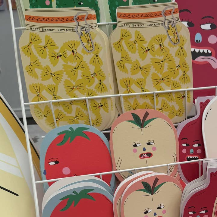 Eat the Moon | Greeting cards and stationery – wholesale Everyday greeting card – Hey Tomato! Die cut everyday greeting card | funny card3