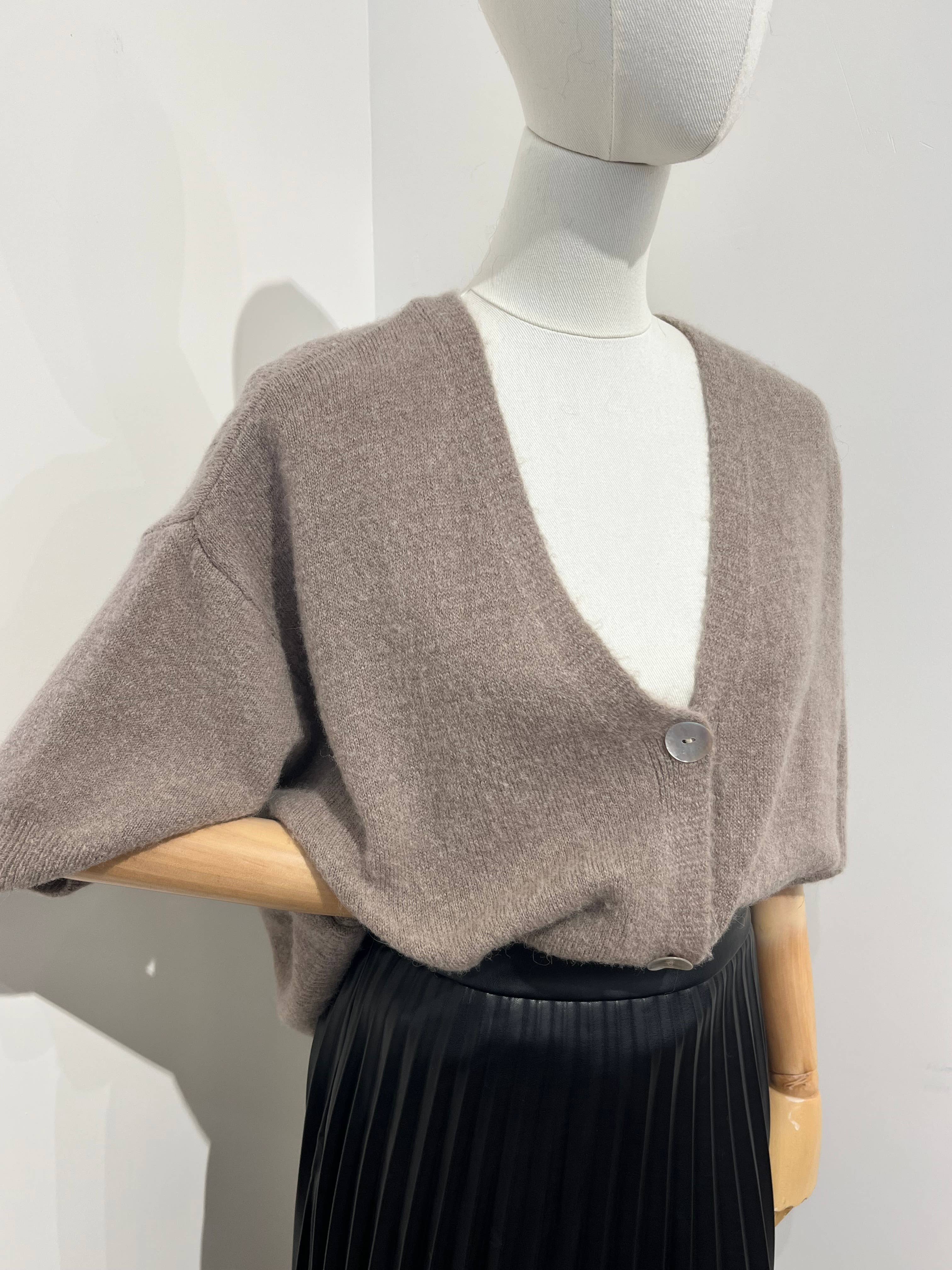 Orice – Engroshandel Cardigan - Dame – Kortærmet vest i 30% baby alpaka strik - Orice4