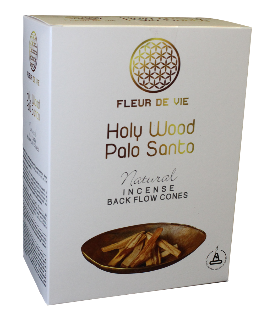 Ritual Scent - Wholesale Incense - Fleur de Vie, Holy Wood Palo Santo, Backflow Incense Cones0