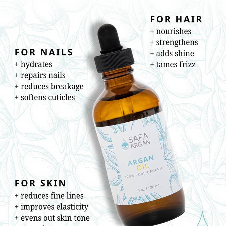 Safa Argan - Vendita all'ingrosso Oli per capelli - Olio di Argan Biologico Safa4