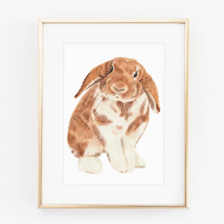 Impressão de arte de coelho por atacado de Holywood Design
