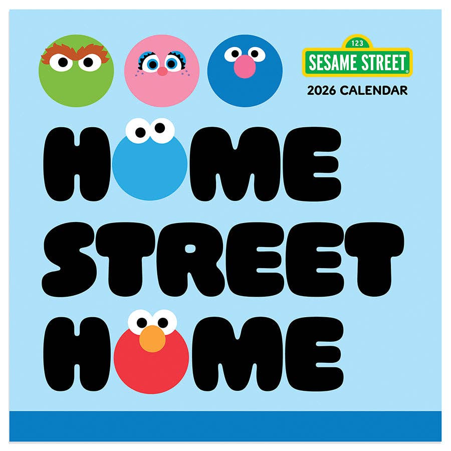 TF Publishing - Paper Goods - Wholesale Calendar - 2026 Sesame Street Mini Calendar0