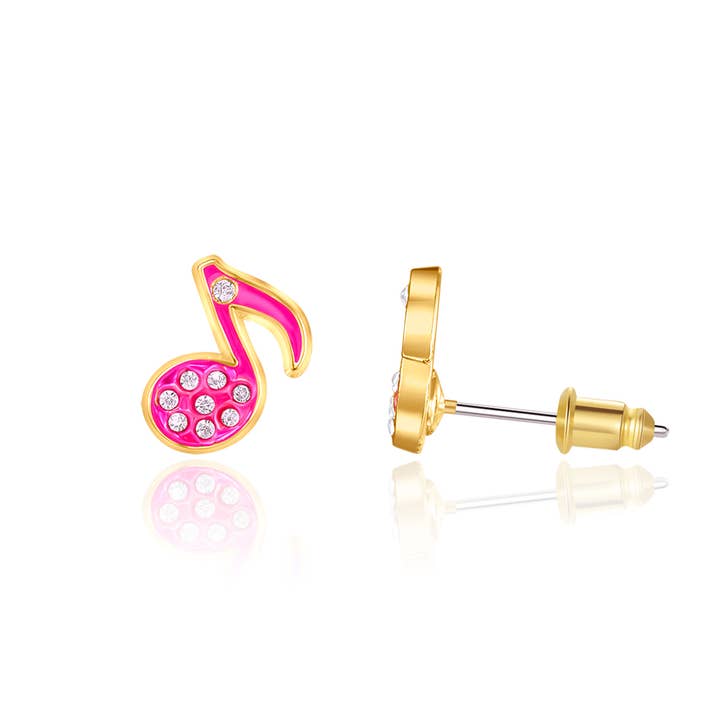 Girl Nation – wholesale Earrings – Kids – Music Notes | Cutie Stud Earrings
2