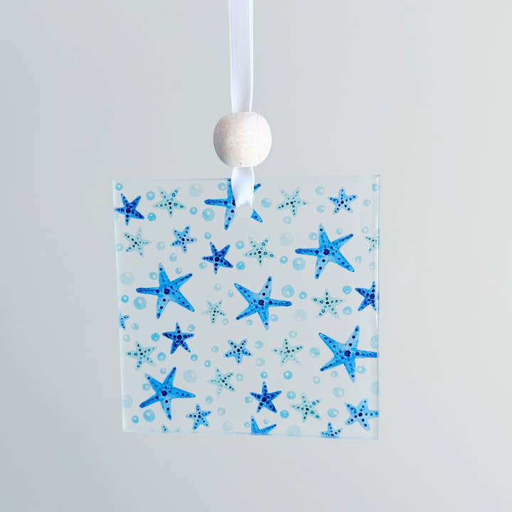 So Thoughtful Gifts - Wholesale Suncatcher - Window Charm - Watercolor Starfish | Suncatcher
