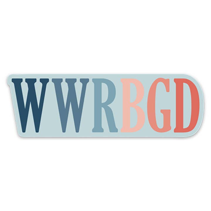 WWRBGD: sticker for wholesale by and the moon will rise
