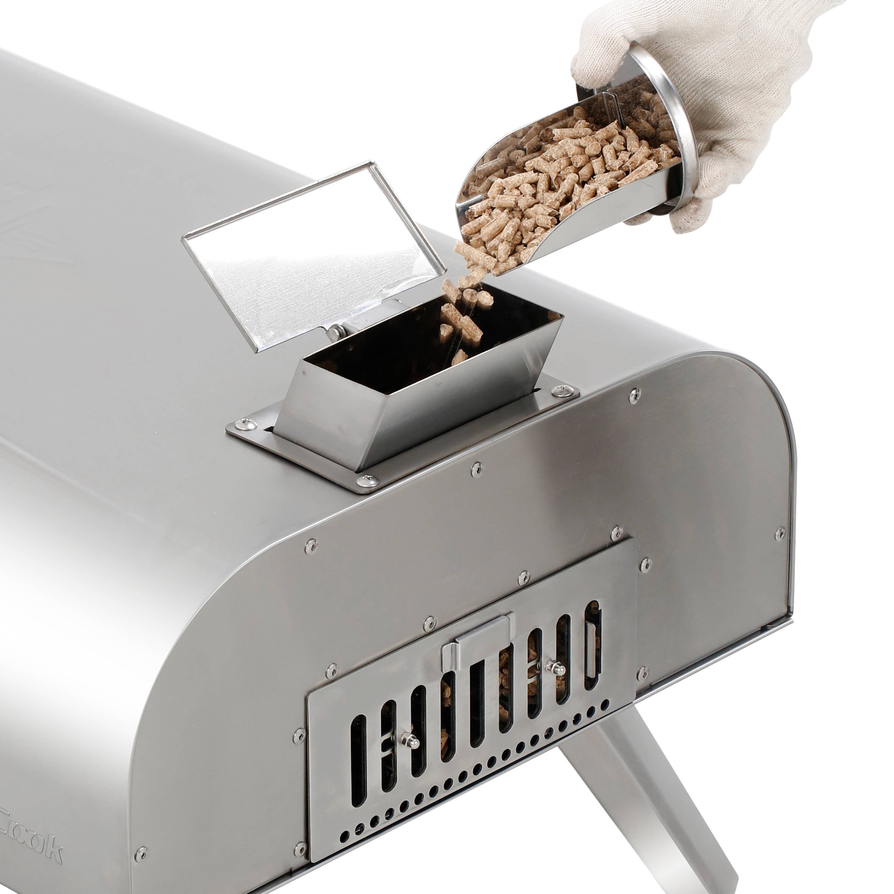 SHINERICH - Wholesale Outdoor Grill Tools - 16'' Pellet Pizza Oven Stainless Steel15