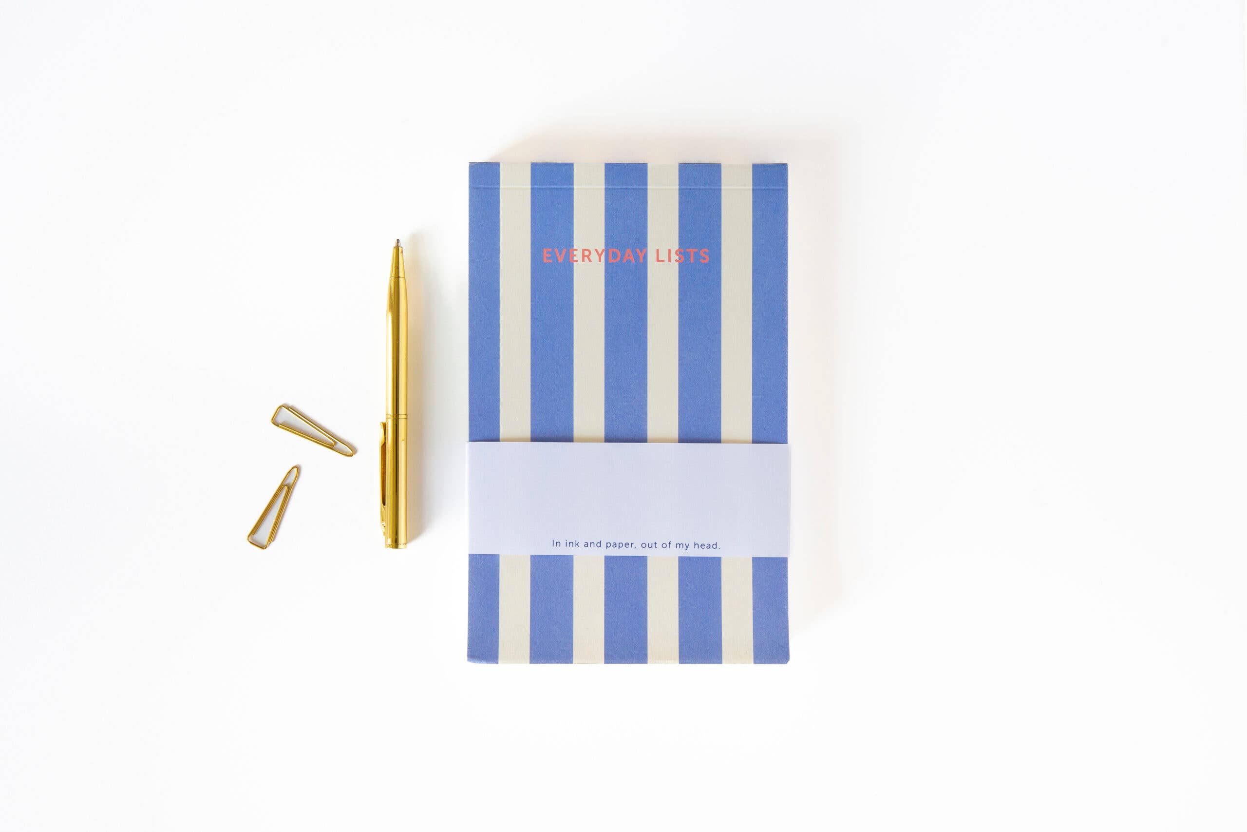 A-Journal Stationery - Wholesale Notepad - Fabrique Notepad - Stripes Blue2