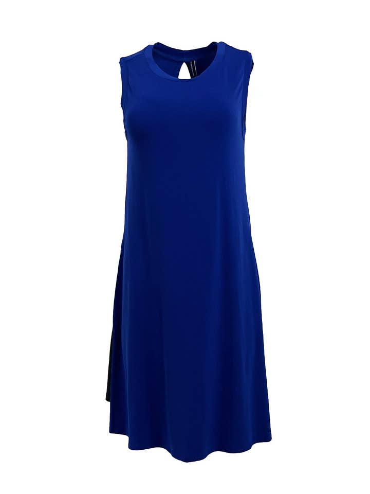 Storyline Collection - Wholesale Dress - Women's - Keyhole Dress · Cobalt Blue