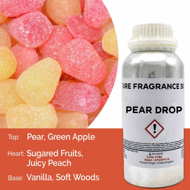 Pear Drop Fragrance Oil 1l for wholesale by AW Aromatics Limited