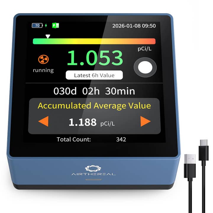 RM-63Pro Radon Detector for Home Basement for wholesale by Airthereal