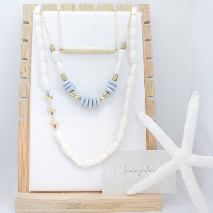 bungalowBlonde Jewelry - Wholesale Beaded/Pearl Necklace - Moma Necklace3