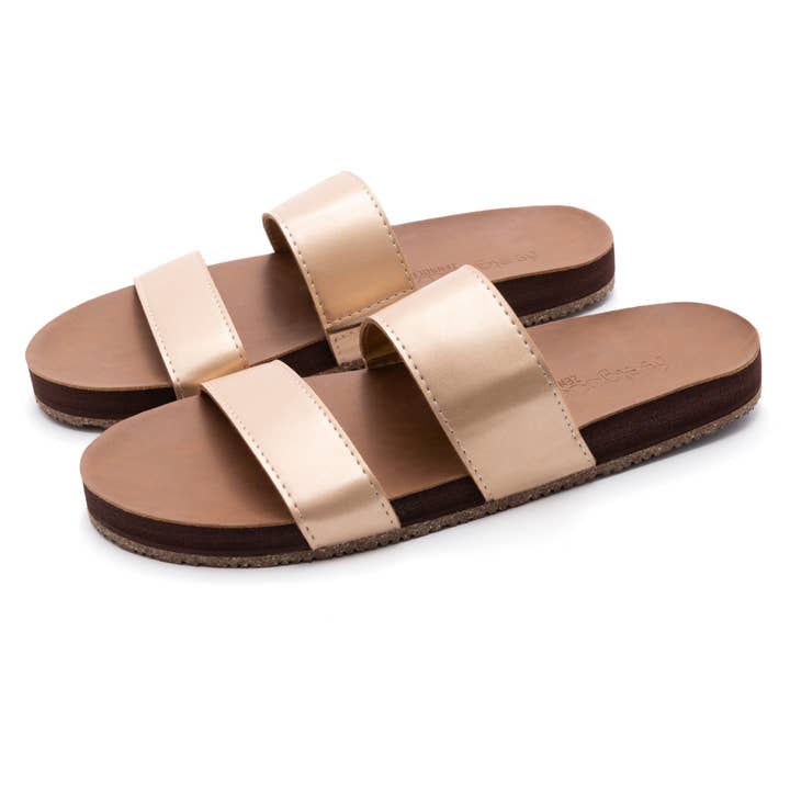 Extra10% de réduction - Sandales Zensole Métalliques pour Femmes | Véganes pour la vente par Feelgoodz