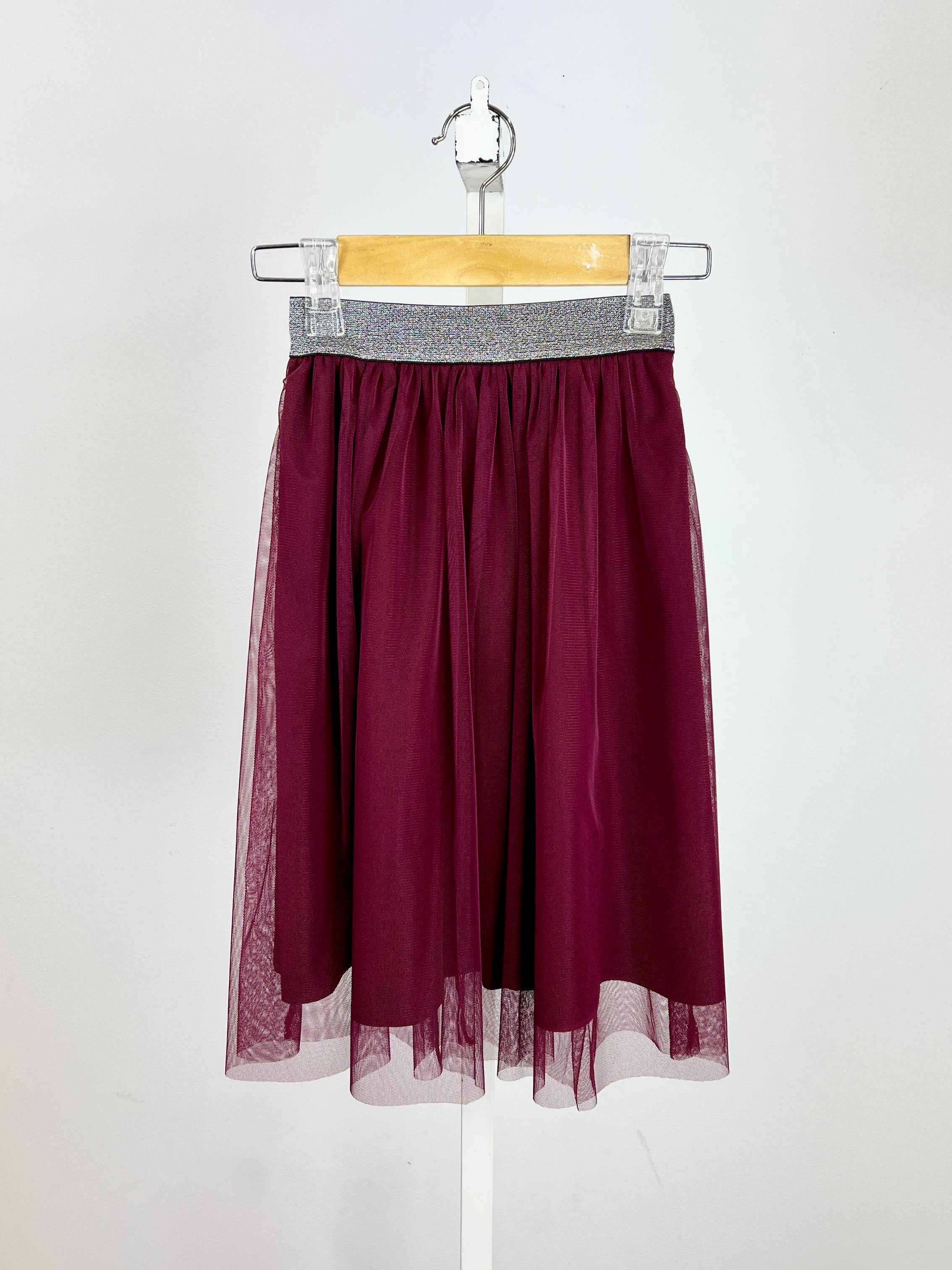 MINI MIGNON PARIS - Vente Jupe – enfant - Jupe longue en tulle à ceinture brillante pour fille2