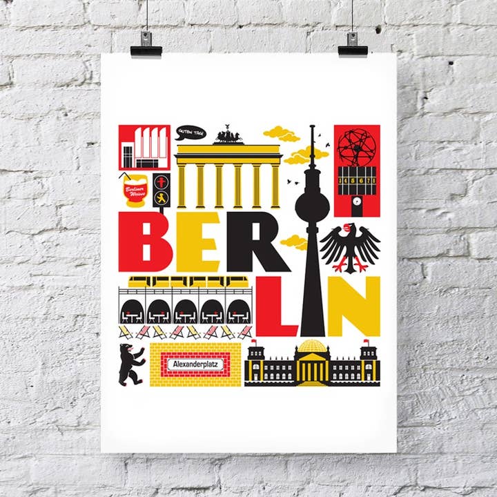 Stampa Berlin City per la vendita all'ingrosso da parte di Susan Taylor Design