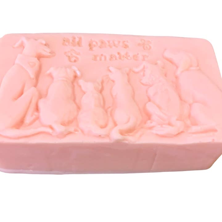 Plunk Soap and Candle Company - Wholesale Bar Soap - Dog and Cat All Paws Matter bar of soap: Animal themed soap1