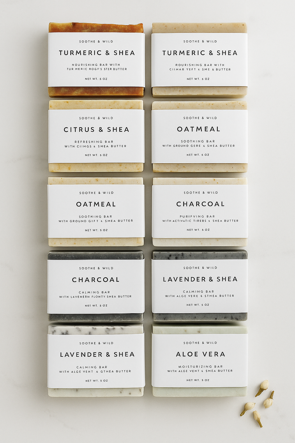 Subtle & Wild - Wholesale Bar Soap - 6Variety Soaps|Handmade Soap|White Label|Private Label|Soap 0