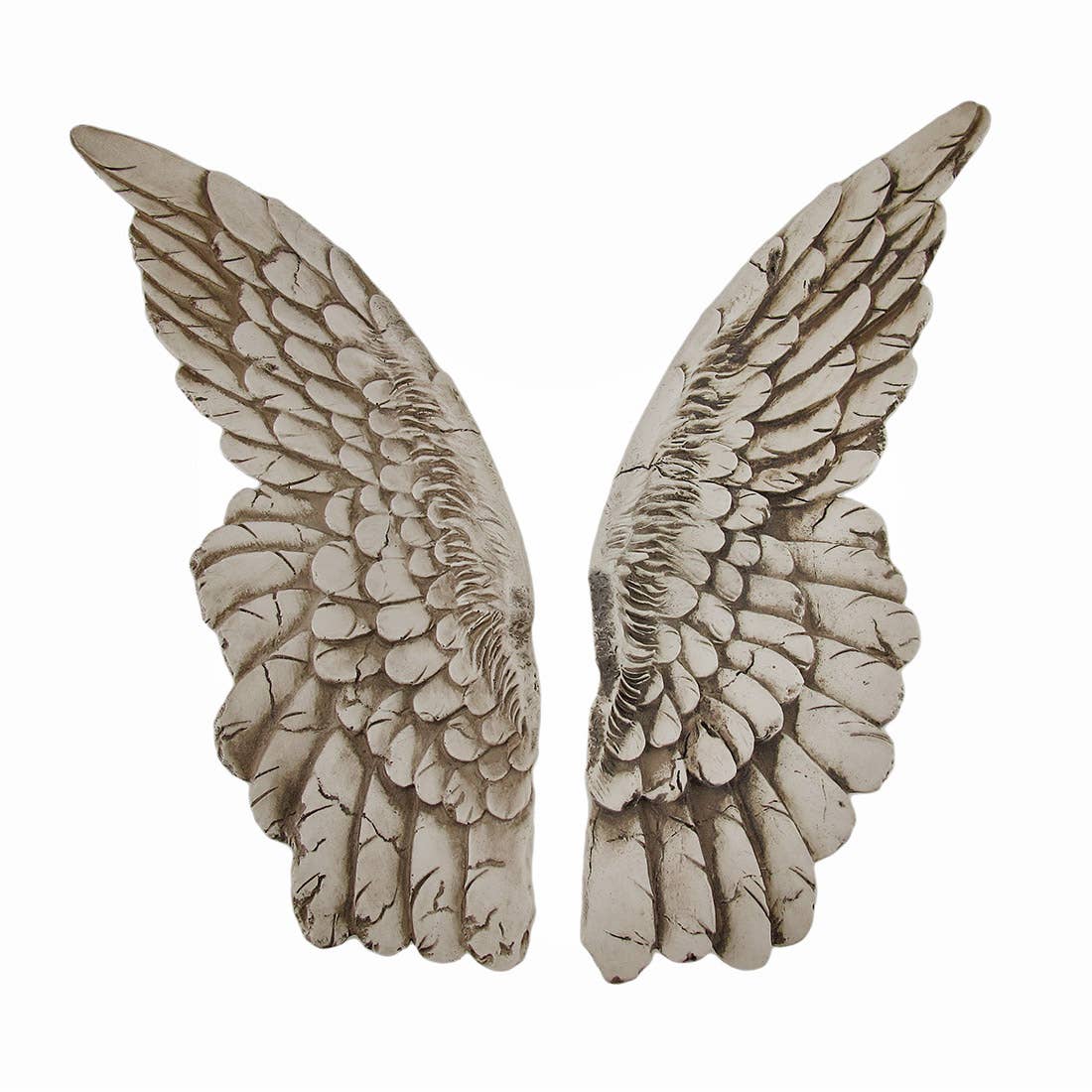 Zeckos – Großhandel 3D-Wandkunst – Wings of Protection Engelsflügel-Wandskulptur, Paar, 11 Zoll0