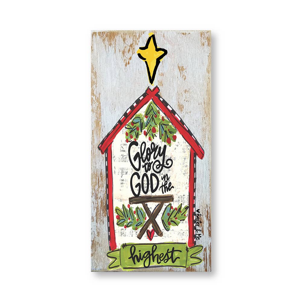 Baxter & Me - Wholesale Art Print - Glory To God - Wrapped Canvas1