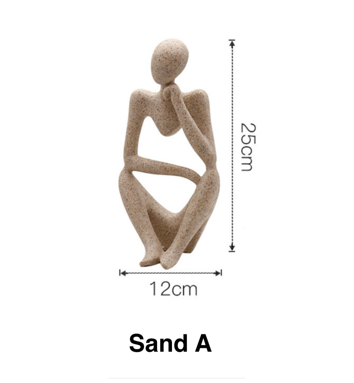 Homerely (We Cover All Import Duties) - Wholesale Decorative Figurine - Nordic Abstract Thinker Figurines0