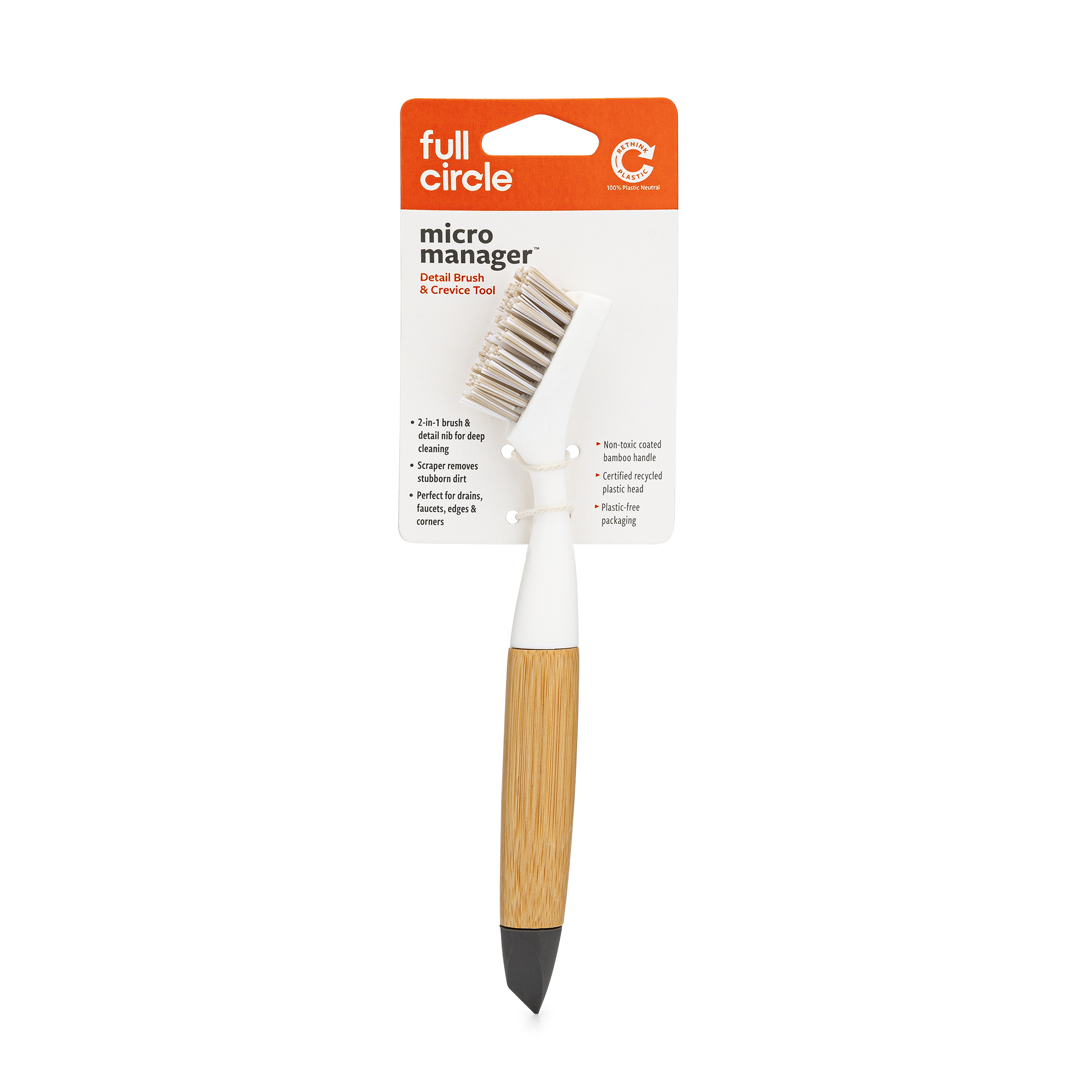 Full Circle Home - Wholesale Cleaning Brush - Micro Manager Detail Brush2