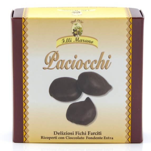 Calabria da Gustare - Wholesale Chocolate Covered Sweets - Marano Paciocchi stuffed figs with dark chocolate