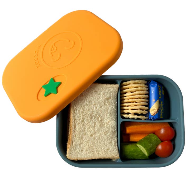 Pick Plates – Marmita/lancheira - Criança por atacado – Pick Box Classic - Marmita de Silicone com 3 Compartimentos11