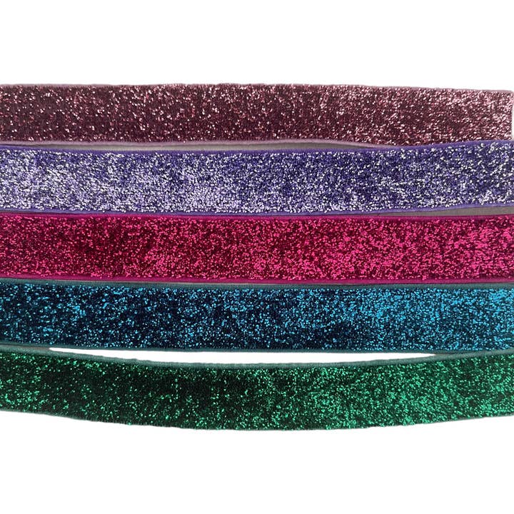 Melissa Velia - Wholesale Belt - Women's - Sparkle Bow Belt | 10 Colors | Elastic Belt | 1/2” Belt7