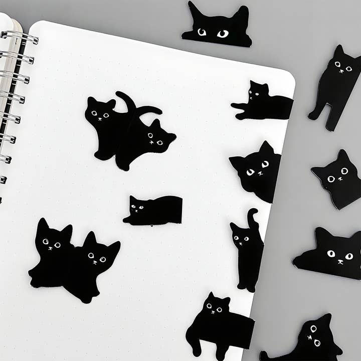 Wrapables.com - Wholesale Bookmark - Wrapables Magnetic Black Cat Bookmarks, (Set of 24)3
