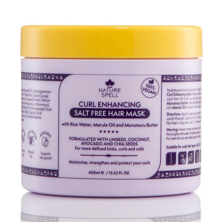 Nature Spell Curl Enhancing Salt Free Hair Mask for wholesale by Nature Spell