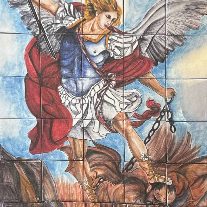 Archangel Mural for wholesale by Place of Clay