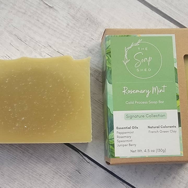 Menthe Romarin pour la vente par The Soap Shed