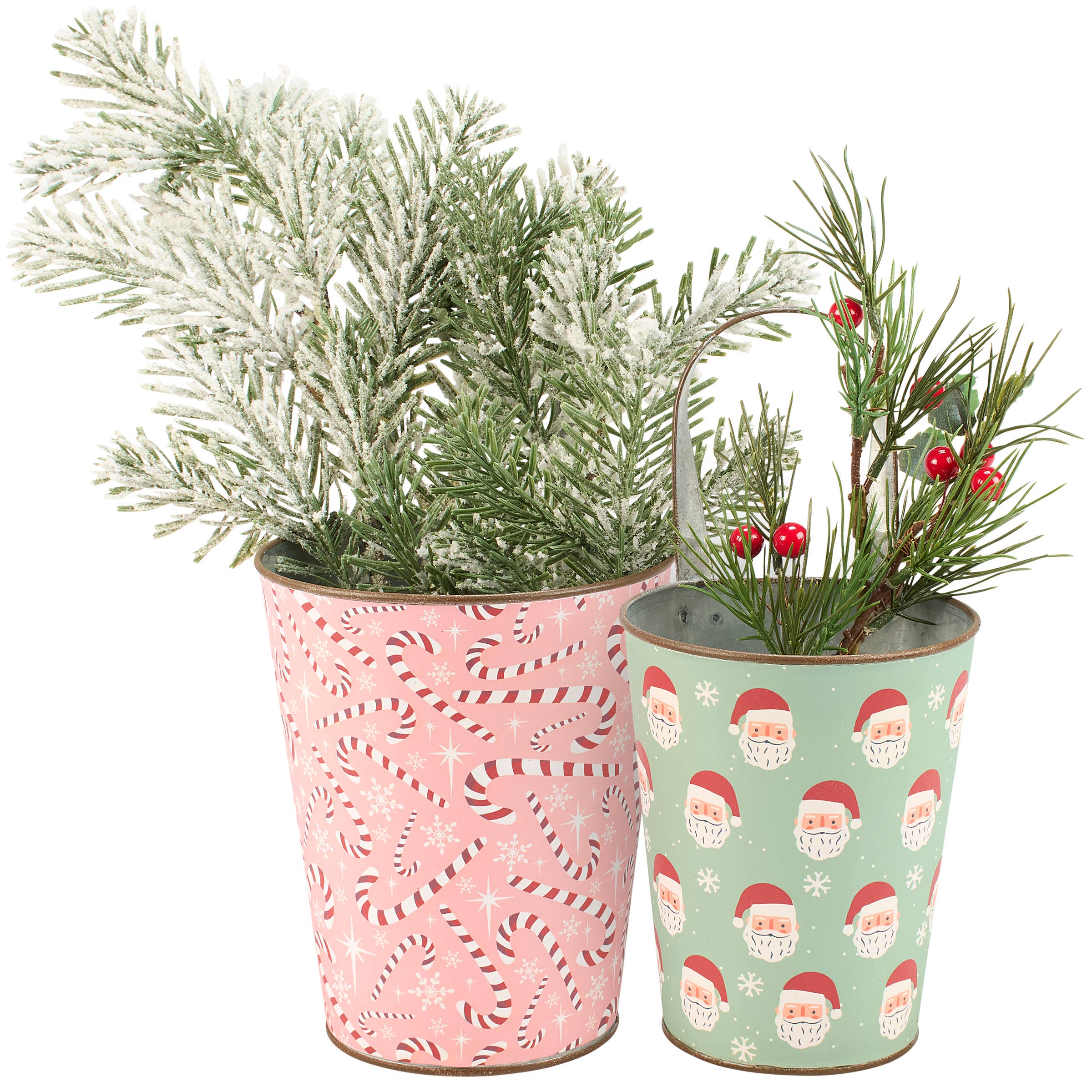 Primitives by Kathy - Wholesale Wall Accent - Candy Canes Wall Bucket Set0