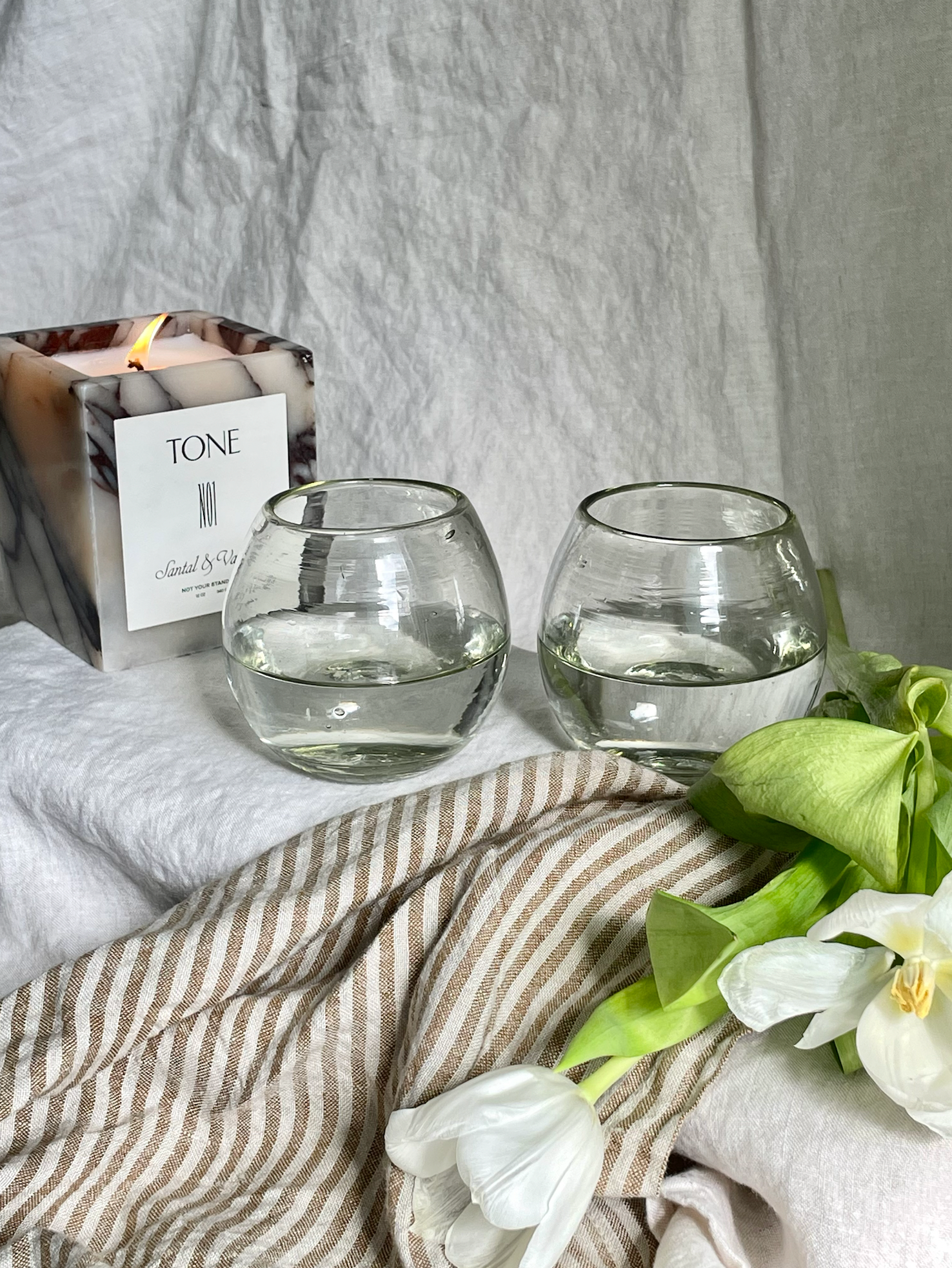 Villa Lua Home - Wholesale Drinking Glass/Cup - Ronde Blown Glass, Clear1