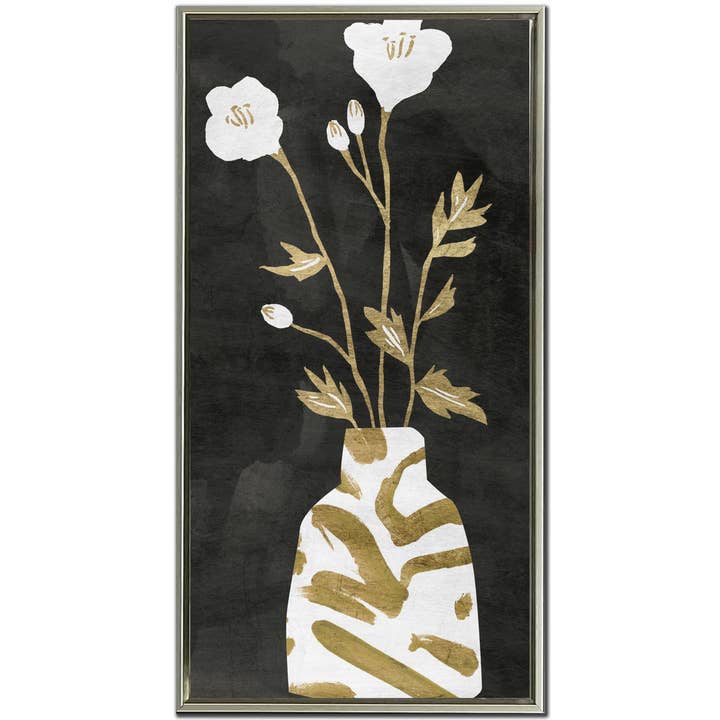 Golden Vase II Canvas Wall Art for wholesale by Streamline Art