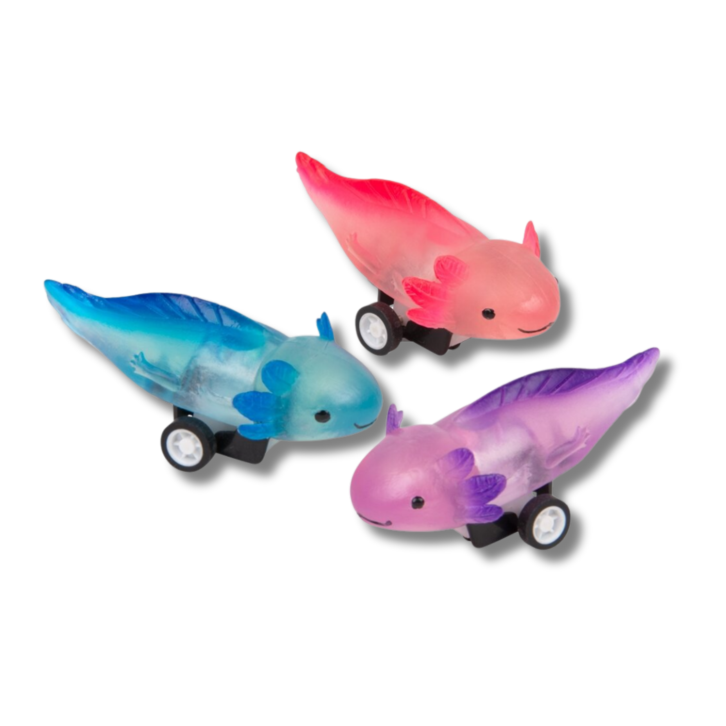 JSBlueRidge Toys - Wholesale Fidgetspeelgoed - Kinderen - Axolotl Terugtrekauto Fidget Kinderspeelgoed - Assorti3